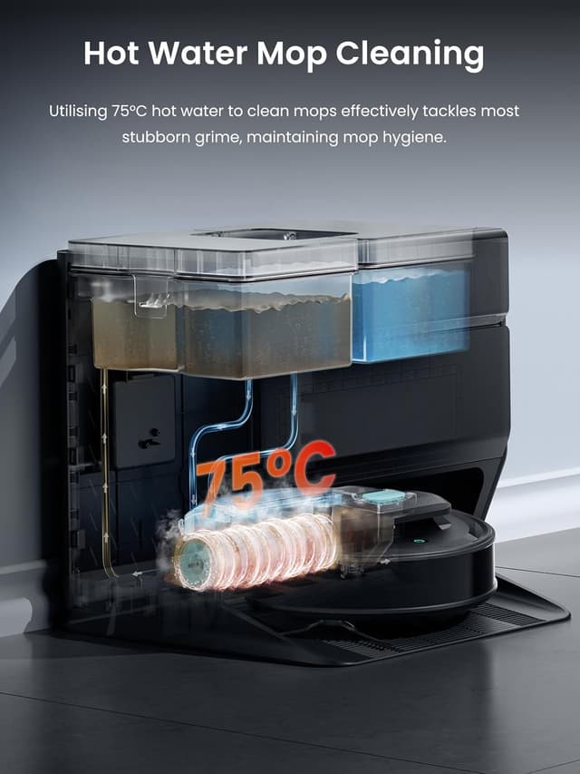 Detalle de Lefant M5 Pro robot vacuum 18000Pa