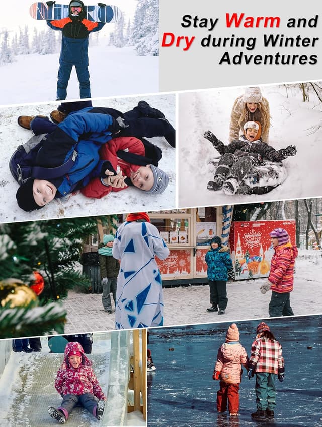 Thumbnail 4 de HFDWYJ Kinder Softshellhose Skihose für Jungen