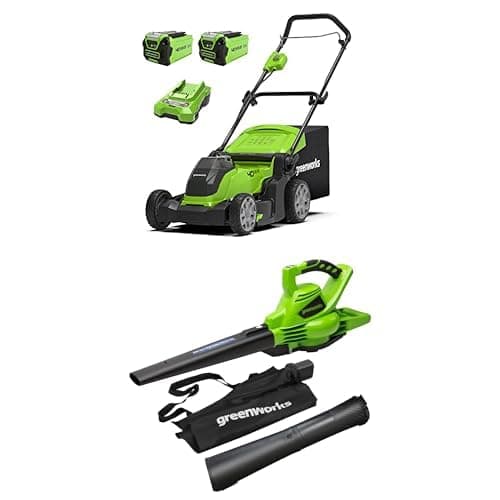 Detalle 2 de Greenworks 40V mower 41cm, 2x 2Ah