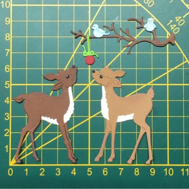 Thumbnail 1 de Christmas deer die cuts 2 pack
