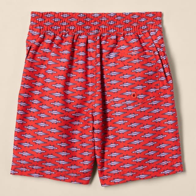 Detalle de Shorts da bagno con asciugatura rapida per bambini e ragazzi Amazon Essentials