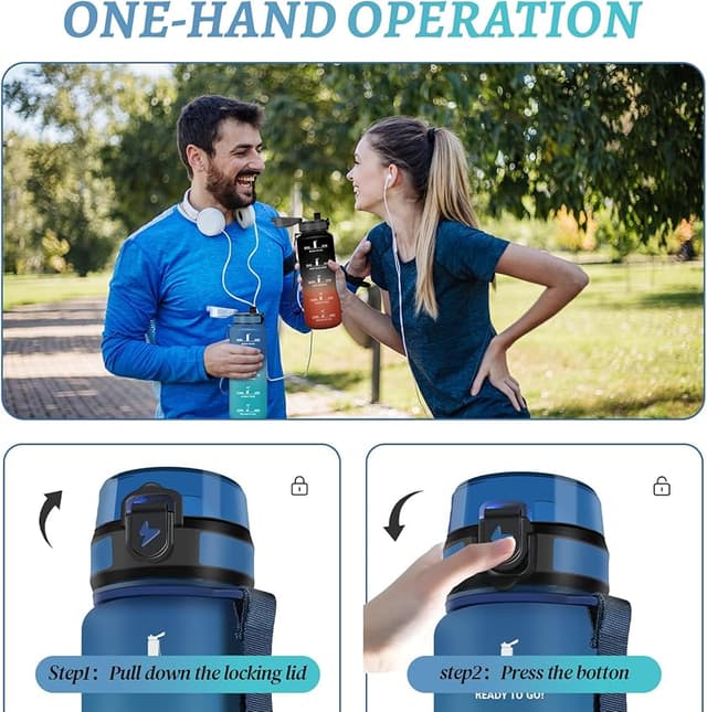 Detalle 2 de HoneyHolly Botella Agua 1,5 L marcador de tiempo