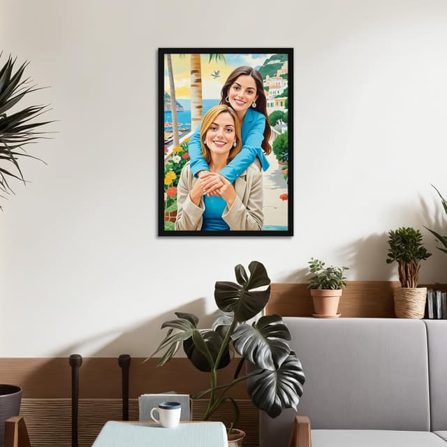 Detalle de Giftgarden A2 picture frame in black