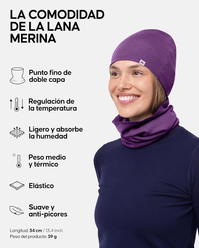 Thumbnail 1 de DANISH ENDURANCE Braga Cuello 80% Merino Unisex