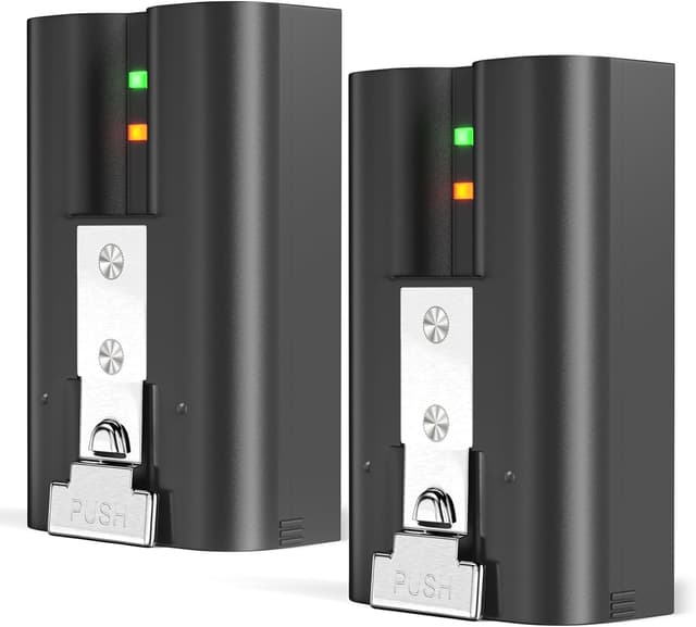 Detalle de Jsoprtvr 2-Pack 3.65V 6040mAh Quick Release Replacement Battery Pack for Ring Doorbells & Cams