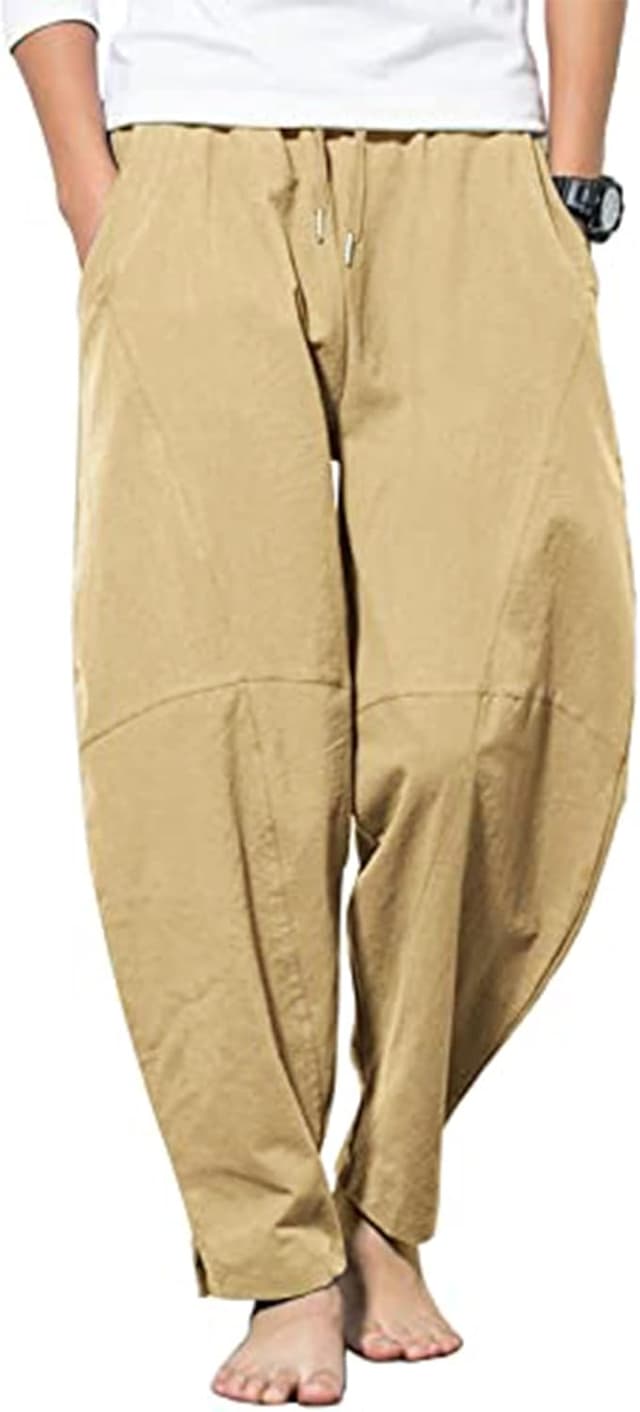 Thumbnail 6 de YAOBAOLE Pantalon lin coton 75%