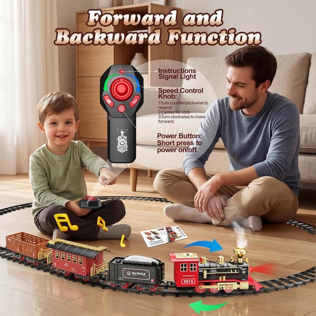 Detalle de Hot Bee Train Set 8 curved tracks remote