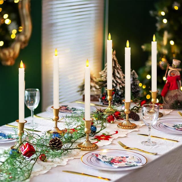 Detalle 2 de AiiBowy Bougies LED sans flamme 6 pièces