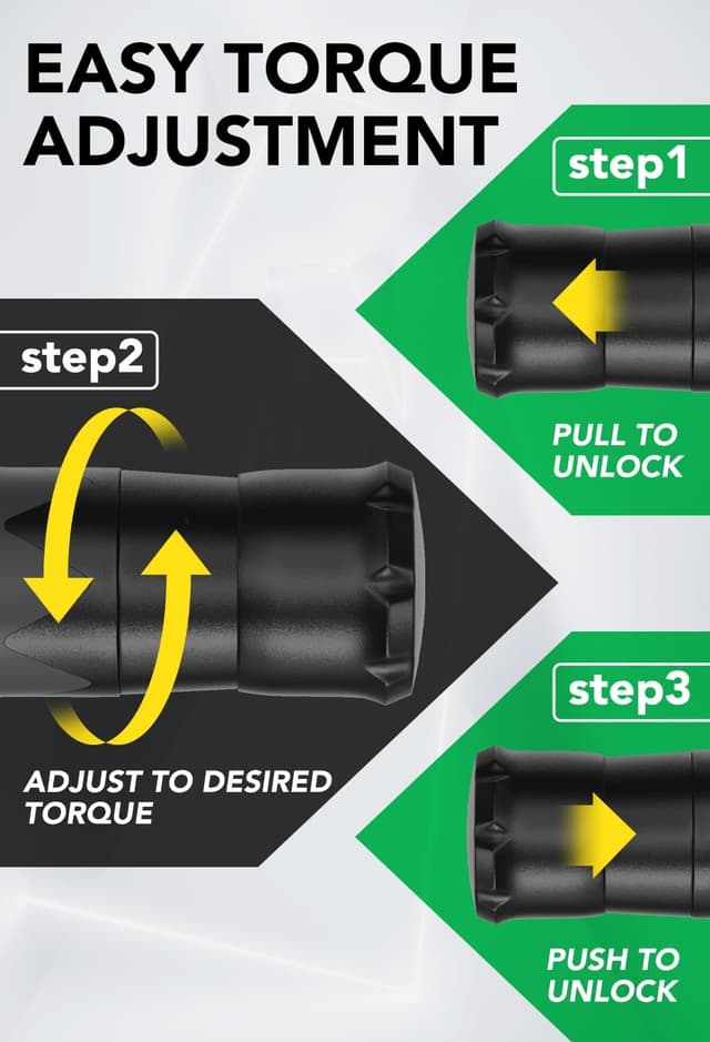 Detalle de LLAVETOR Drehmomentschlüssel 1/2" Set (30–210 Nm) – 8-teilig, ± 3% Genauigkeit