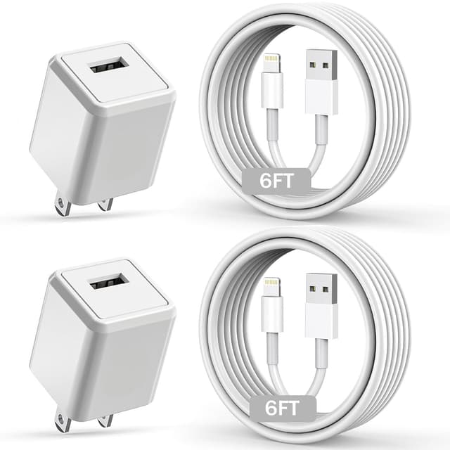 Detalle de iPhone Charger 6FT 2-Pack