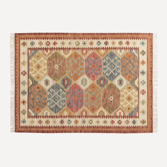 Imagen de El Corte Inglés Alfombra Kilim de lana Abakán en OfertitasTOP