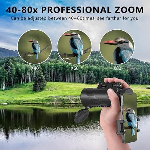 Thumbnail 7 de Monocular-Telescope 80x100 High Powered Monoculars