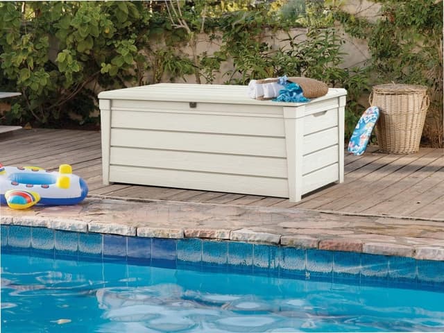 Detalle 2 de Keter Brightwood Poolbox 454 L 145x69,7x60,3