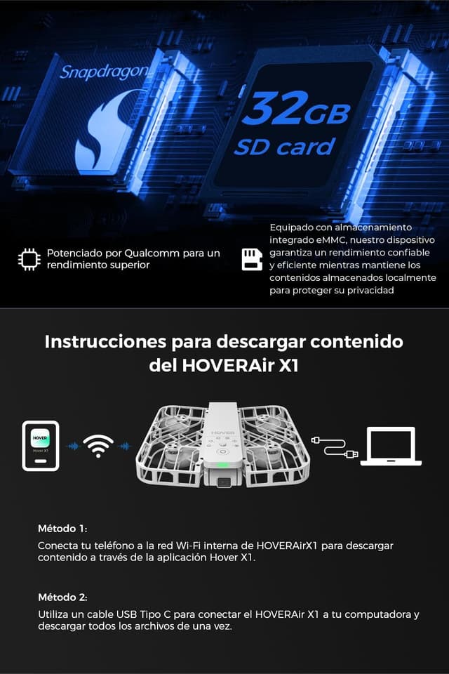 Thumbnail 6 de HOVERAir X1 Dron Mini 🎥: Cámara HDR, Control Manos Libres