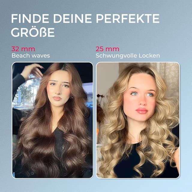 Detalle de TYMO CURLPRO Lockenstab 32 mm, automatischer Lockenstab đ