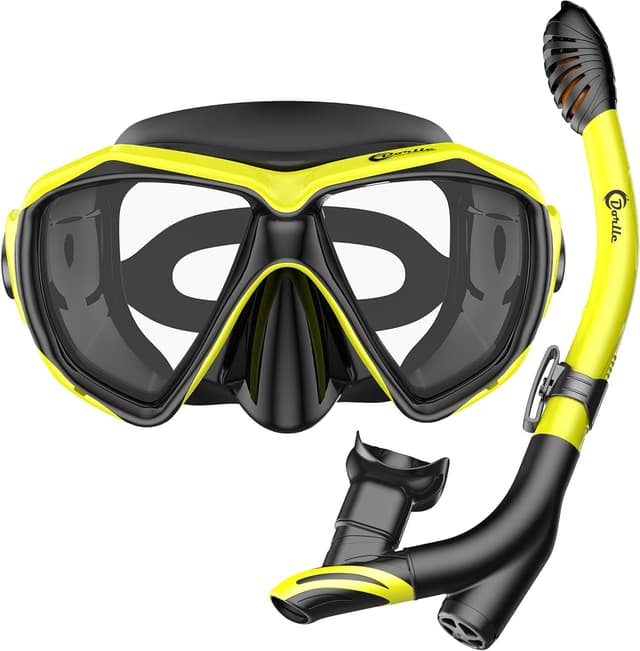 Thumbnail 6 de Dorlle Schnorchelset mit Taucherbrille, 3-Kanal Dry Schnorchel 💧🤖
Dorlle Schnorchelset mit Taucherbrille, 3-Kanal Dry Schnorchel 💧