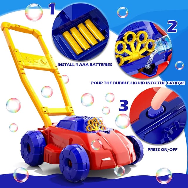 Detalle 2 de Doloowee bubble lawn mower toy