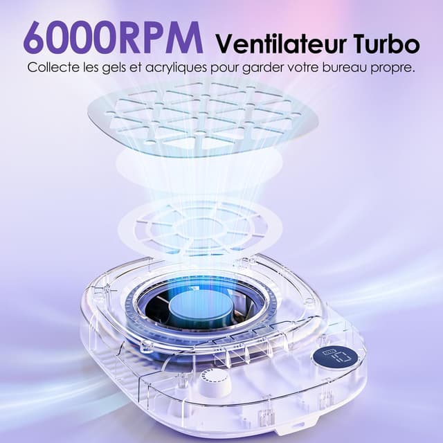 Thumbnail 2 de Delanie Aspirateur pour Ongles 6000 RPM