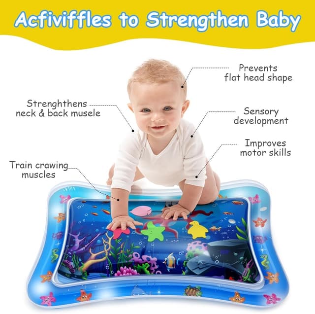 Detalle de Aolso Tummy Time Mat, inflatable 3+ months
