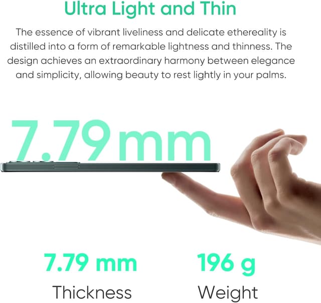 Thumbnail 6 de realme P3 Lite 8+256GB con batteria da 6000 mAh, display Eye Comfort 120 Hz e fotocamera AI da 50 MP (verde)