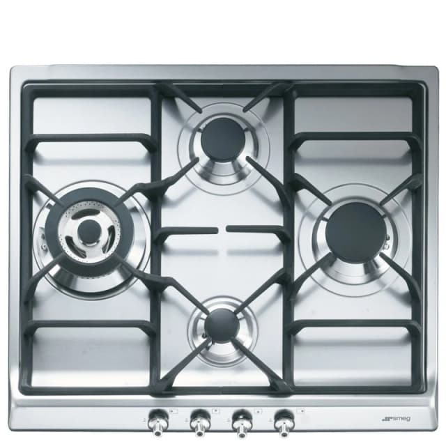 Detalle de Smeg SER60SGH3 Placa de gas 4 zonas 60 cm