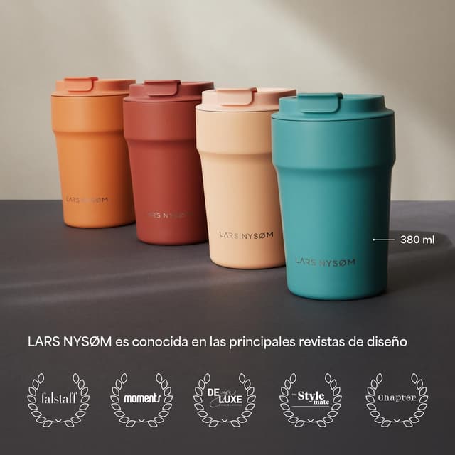 Thumbnail 4 de LARS NYSØM Taza térmica 500ml ☕ Aislante y a prueba de fugas