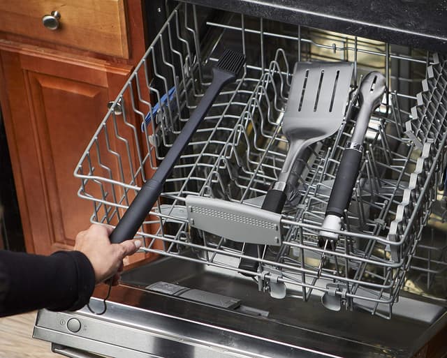 Thumbnail 6 de Weber Precision 3-Piece Grilling Tool Set (Stainless Steel Tongs, Spatula & Silicone Basting Brush)