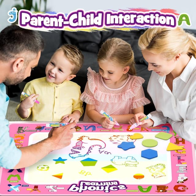 Thumbnail 5 de Grriopi Water Drawing Mat Gifts for 2-6 Year Old Girls