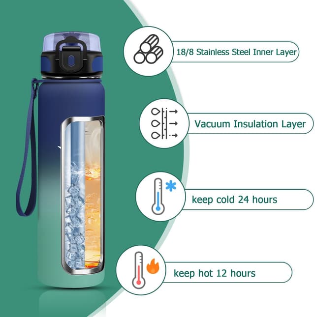 Thumbnail 3 de KollyKolla Isotherme 1L gourde isotherme 🥤