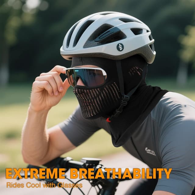 Detalle de WTACTFUL Cooling Balaclava Face Mask — Breathable Ski Mask 🎭