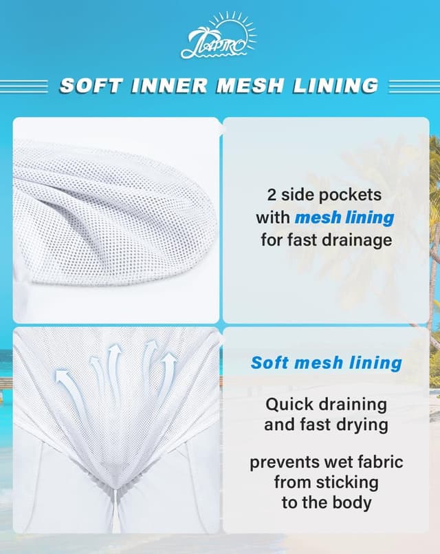 Detalle 1 de APTRO Herren-Badehose Lang 9 Zoll