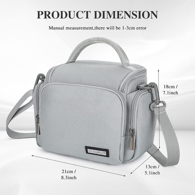 Detalle de UBORSE DSLR camera bag case 8.66in