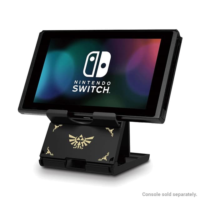 Detalle de HORI Playstand (Zelda) faltbarer Ständer für Nintendo Switch – offiziell lizenziert