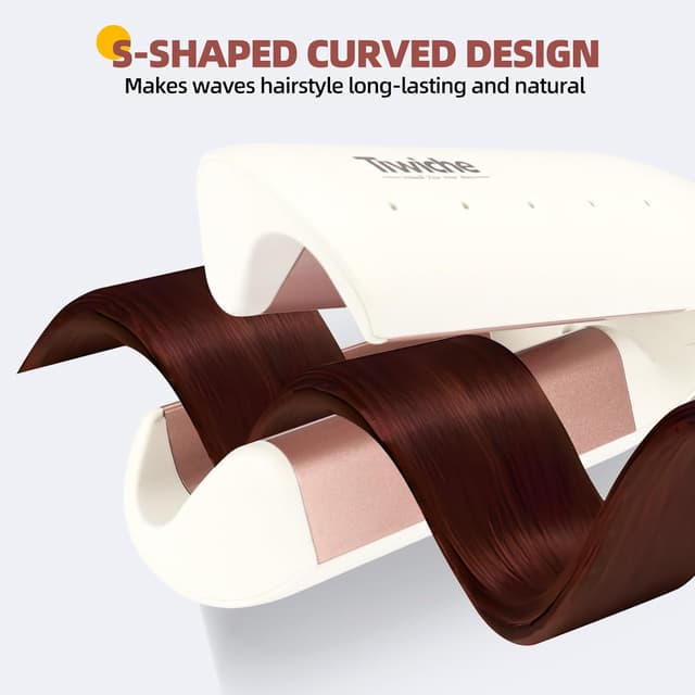 Detalle de Tiwiche S-shaped curling iron 38mm