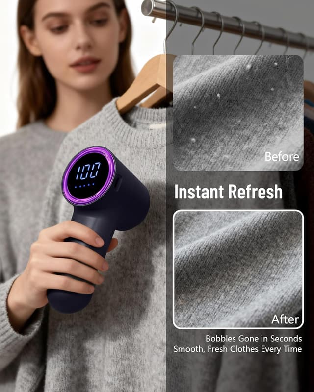 Thumbnail 2 de MinVix Bobble Remover Rechargeable fabric shaver, 5-speed