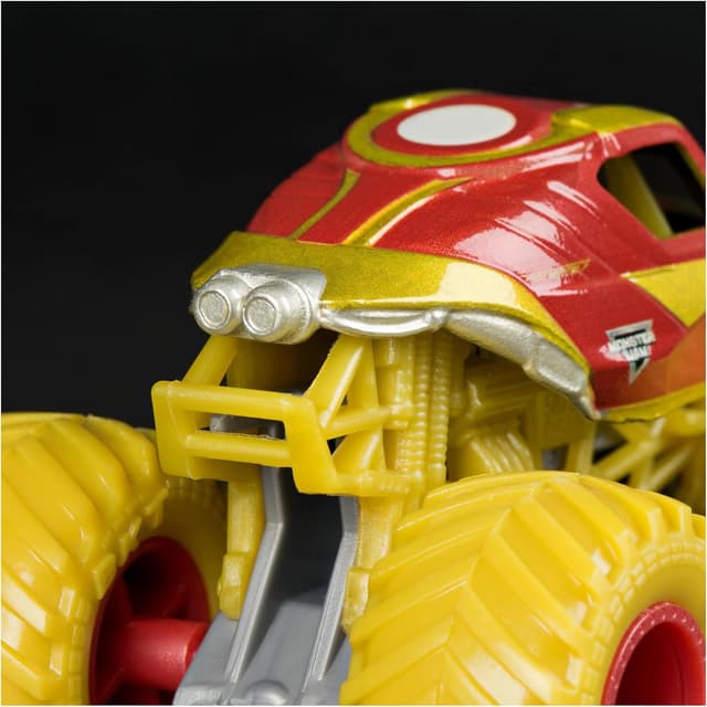 Detalle de Monster Jam – Coffret de 5 véhicules Die-Cast 1:64 Marvel (5 trucks officiels) pour collection