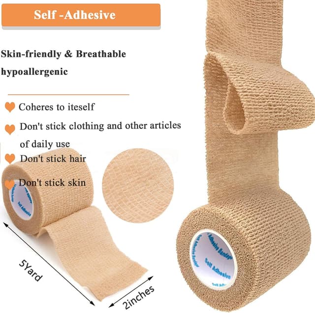 Thumbnail 3 de 8 Rolls Self Adhesive Bandage 10cm