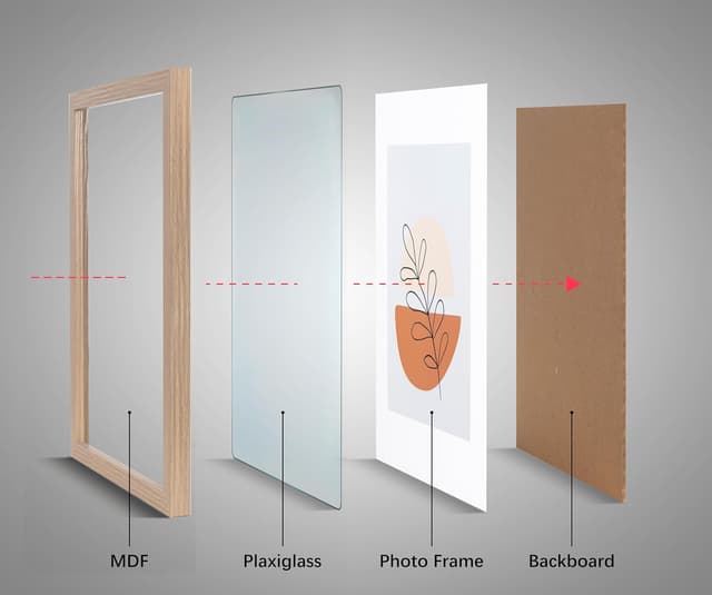 Thumbnail 4 de Grey A5 picture frames set of 3