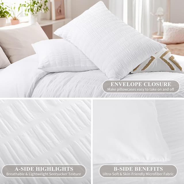 Detalle de Aisbo Super King duvet cover set 260×220cm