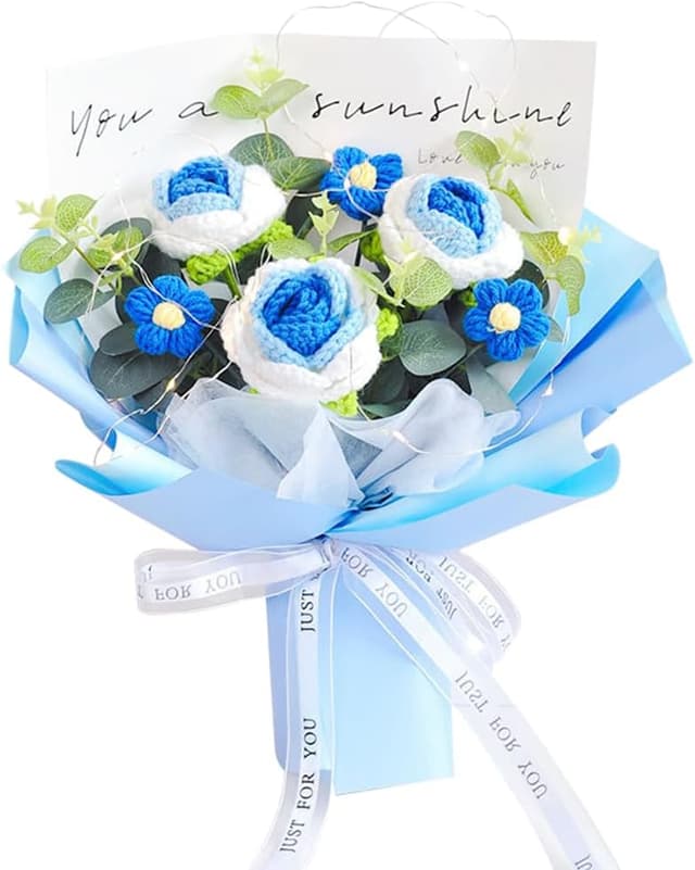 Imagen de Phaicoilo Crochet Rose Bouquet 11pcs en OfertitasTOP