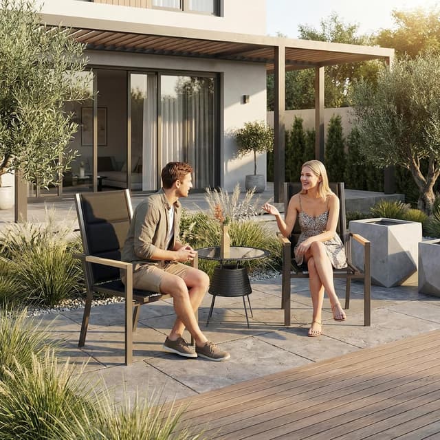 Detalle 2 de JUMMICO Sedia da esterno texlin 160 kg