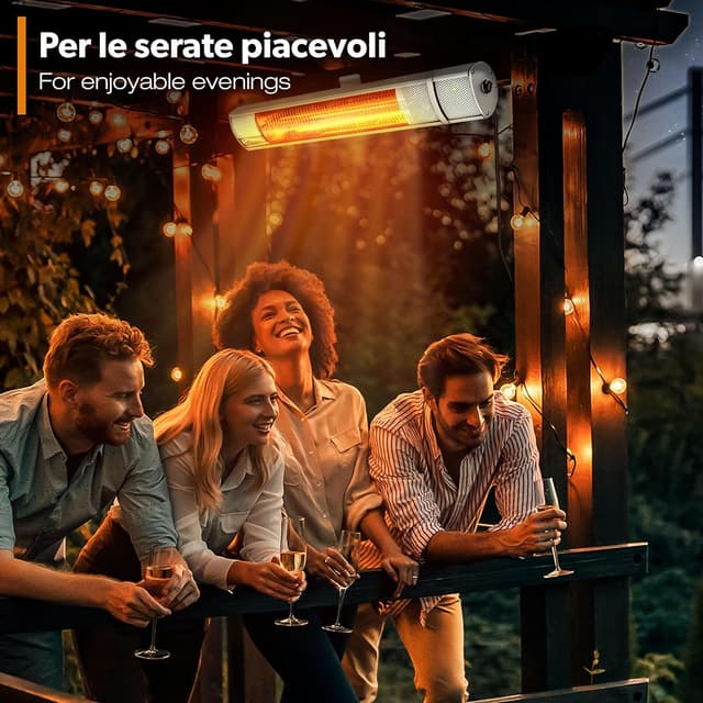 Thumbnail 5 de TRESKO Stufa a Infrarossi 2000W per esterni