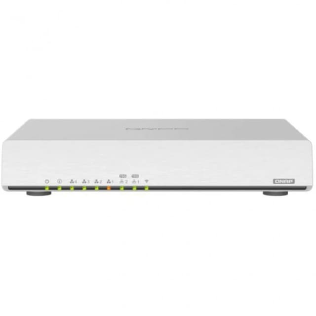 Detalle de QNAP Qhora-301W: router inalámbrico WiFi 6 dual band AX3600 con VPN SD-WAN