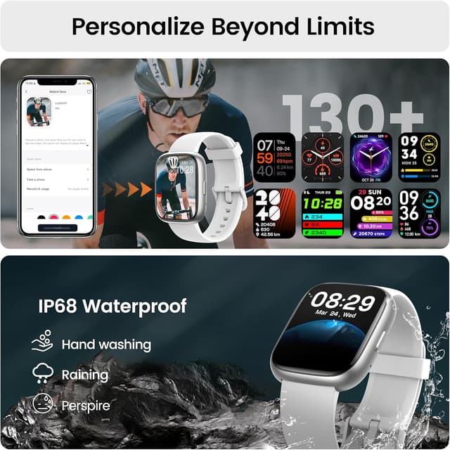 Thumbnail 6 de Smart Watch with Alexa 1.83" HD