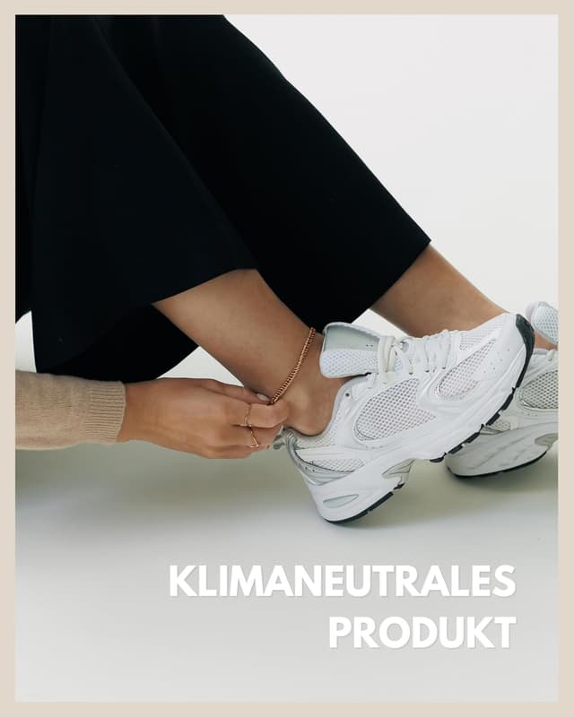 Detalle de GD GOOD.designs Fußkettchen für Damen aus Edelstahl – gold, silber oder roségold, verstellbar 22–27 cm