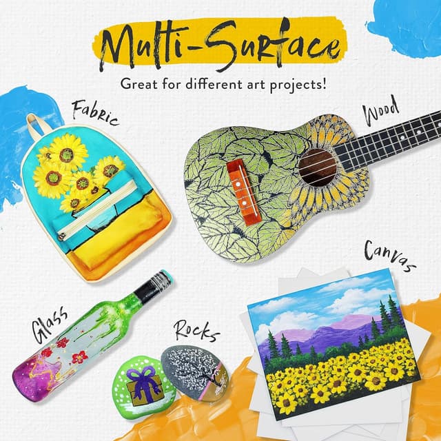 Thumbnail 3 de Chalkola Acrylfarben Set 24×22ml 🎨