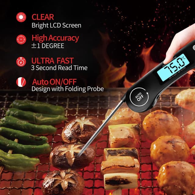 Thumbnail 3 de DOQAUS Digital Meat Thermometer 4.5in probe