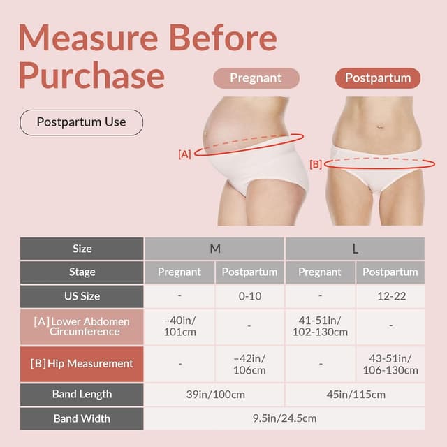 Thumbnail 5 de Mamaway SSnugFit Postpartum Belly Band 52% Nylon