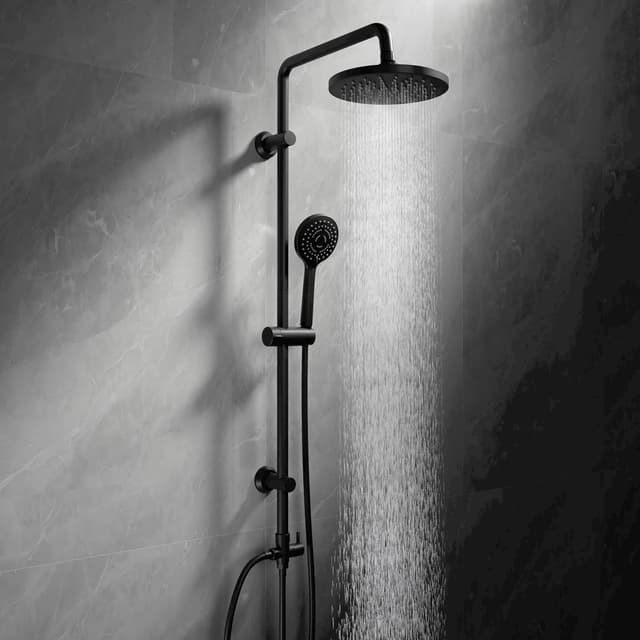 Thumbnail 1 de Görbach Columna Ducha Negra 92 cm