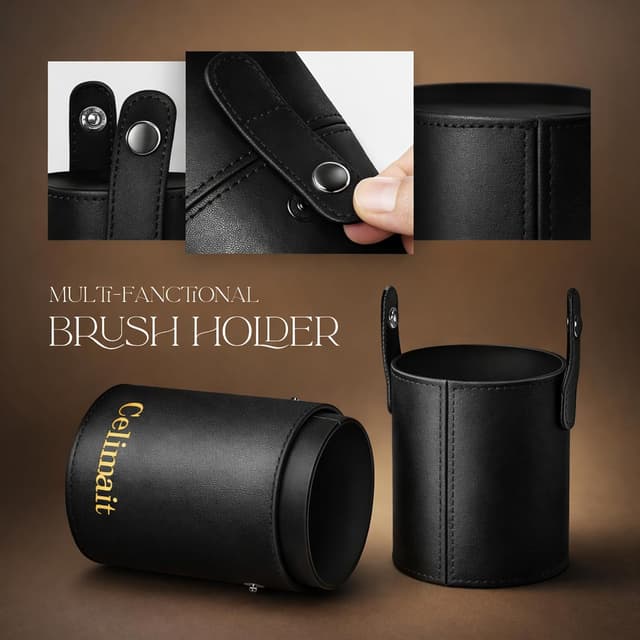 Detalle 2 de Celimait Makeup Brushes Set 12 pcs